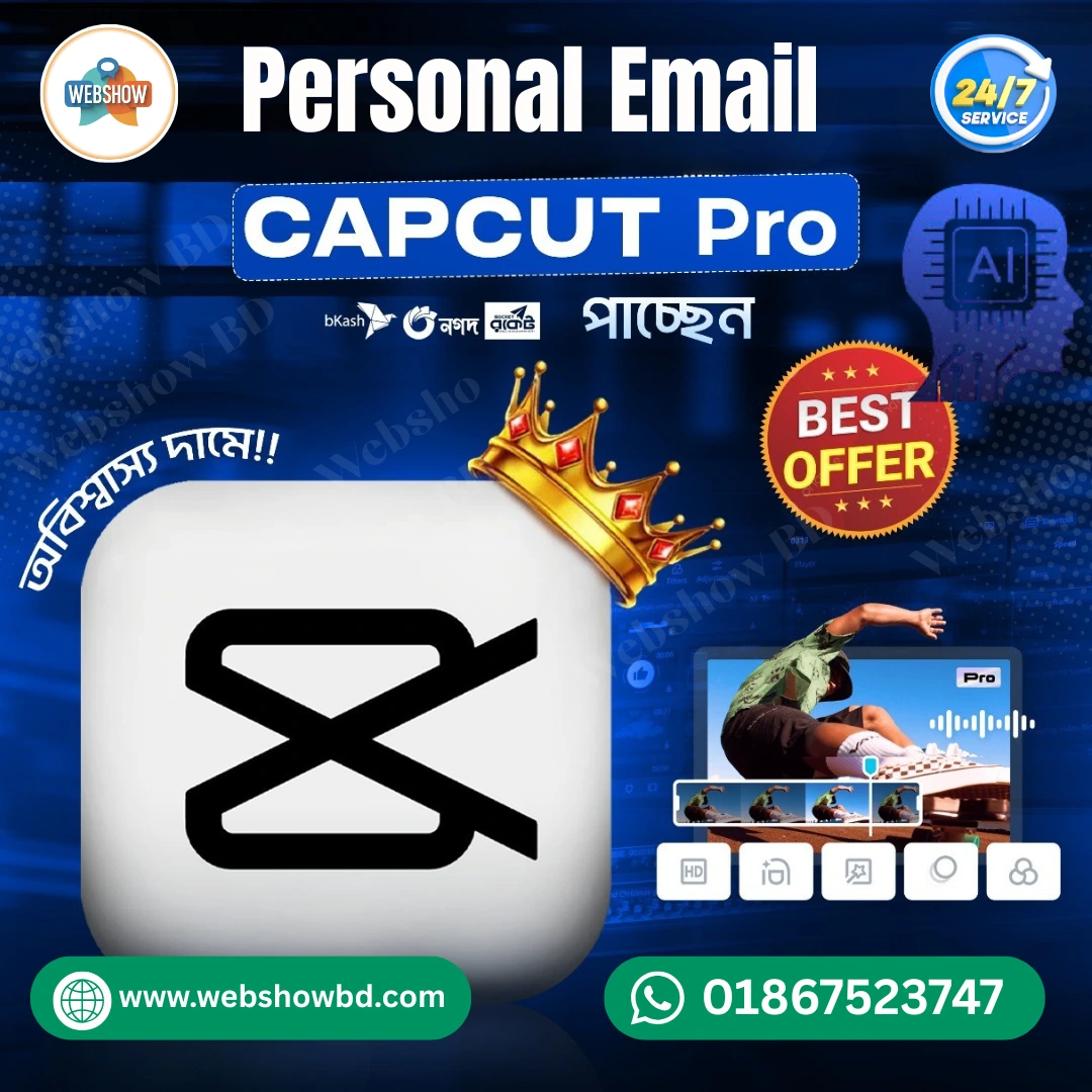 CapCut Pro – Personal Email Access